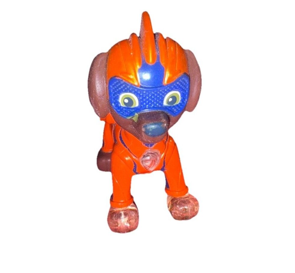 PAW Patrol Zuma Figurine Orange Plastic 2.5 Inch Cartoon TV Character Dog